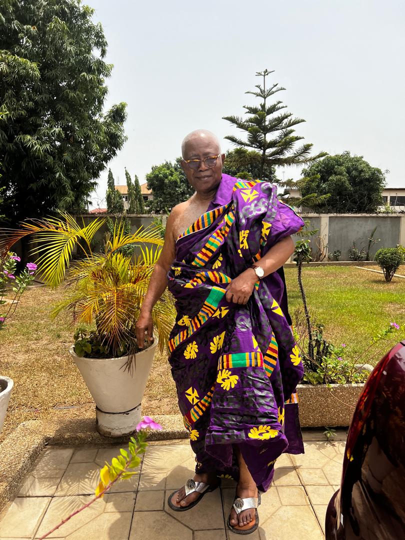 Atta Panyin in Kente regalia